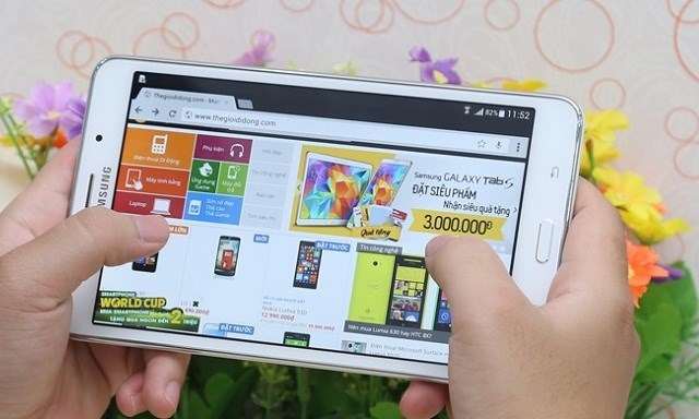Galaxy Tab 4 màn hình 7 inch có giá 5,9 triệu đồng tại Việt Nam Galaxy Tab 4 màn hình 7 inch có giá 5,9 triệu đồng tại Việt Nam