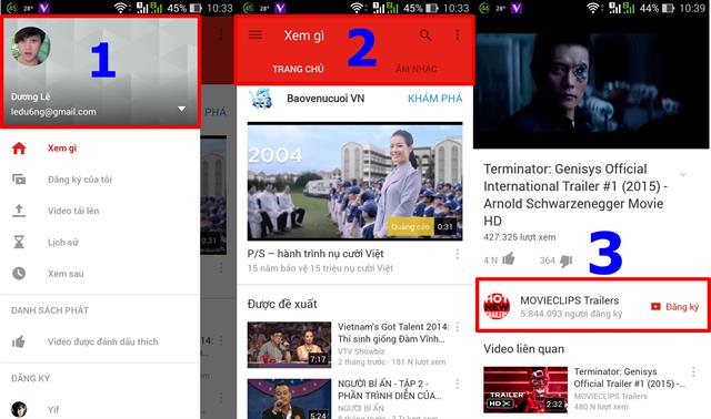 Giao diện mới với phong cách Material Design