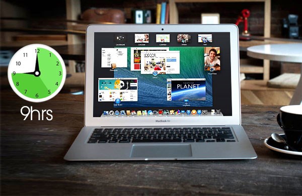 Pin của máy có dung lượng khá tốt với thời lượng ổn định Apple Macbook Air 2014 mac os x