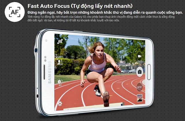 Chế độ lấy nét nhanh