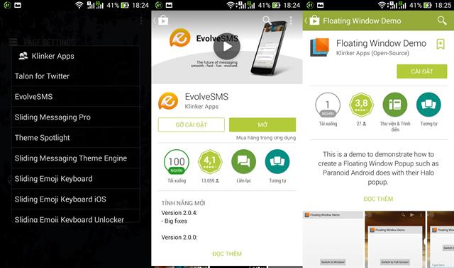 Klinker Apps (tải thêm tiện ích cho trang ứng dụng)
