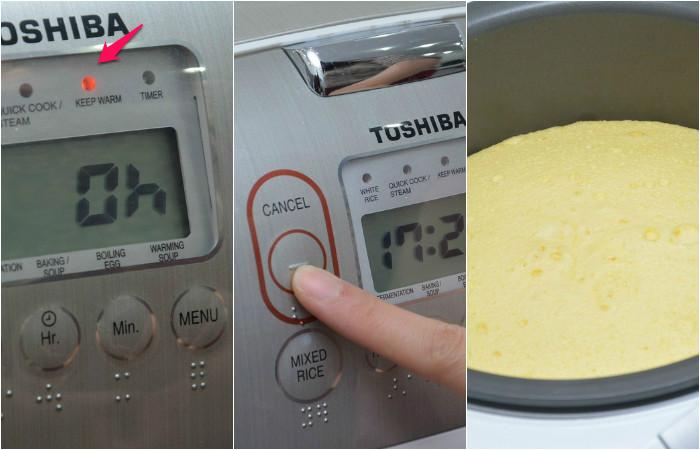 Cách làm bánh bằng nồi cơm điện tử Toshiba Cách làm bánh bằng nồi cơm điện tử Toshiba