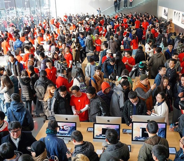 Apple Store lớn nhất châu Á