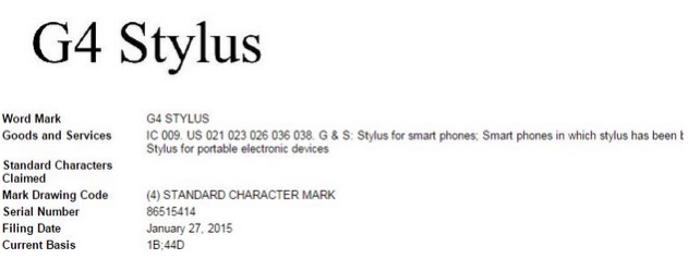 LG G4 Stylus