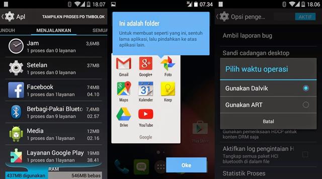 Ảnh chụp màn hình bản ROM Cook Android 4.4.4 chạy trên Zenfone 4 (A400CG)