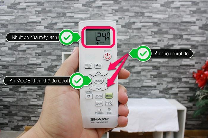 Lựa chọn nhiệt độ thích hợp Lựa chọn nhiệt độ thích hợp