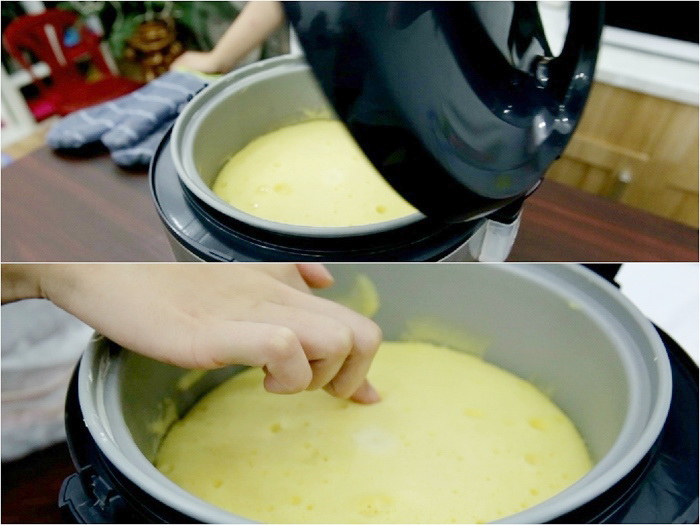 Cách làm bánh gato bằng nồi cơm điện