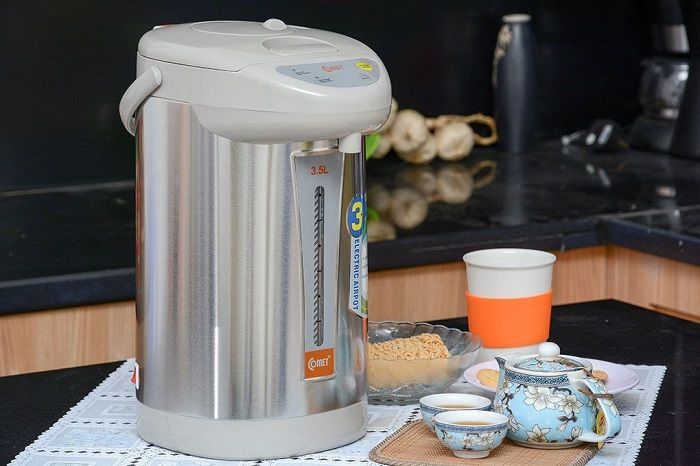 Bình thủy điện Comet ruột inox giúp đun nước nhanh với 3 cách rót nước