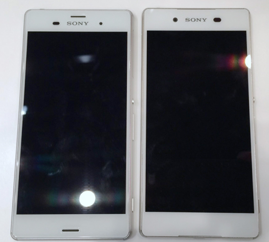 Xperia Z4 (phải) và Xperia Z3