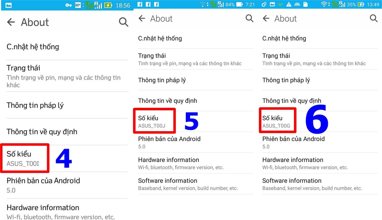 Ảnh chụp màn hình Asus Zenfone 4, 5 và 6 chạy Android 5.0 Lollipop Ảnh chụp màn hình Asus Zenfone 4, 5 và 6 chạy Android 5.0 Lollipop
