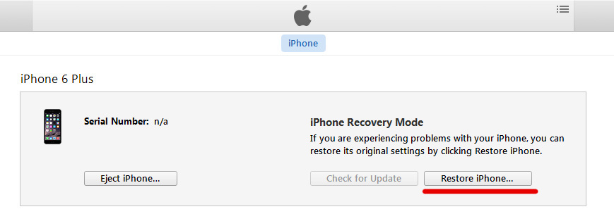 recovery iphone 