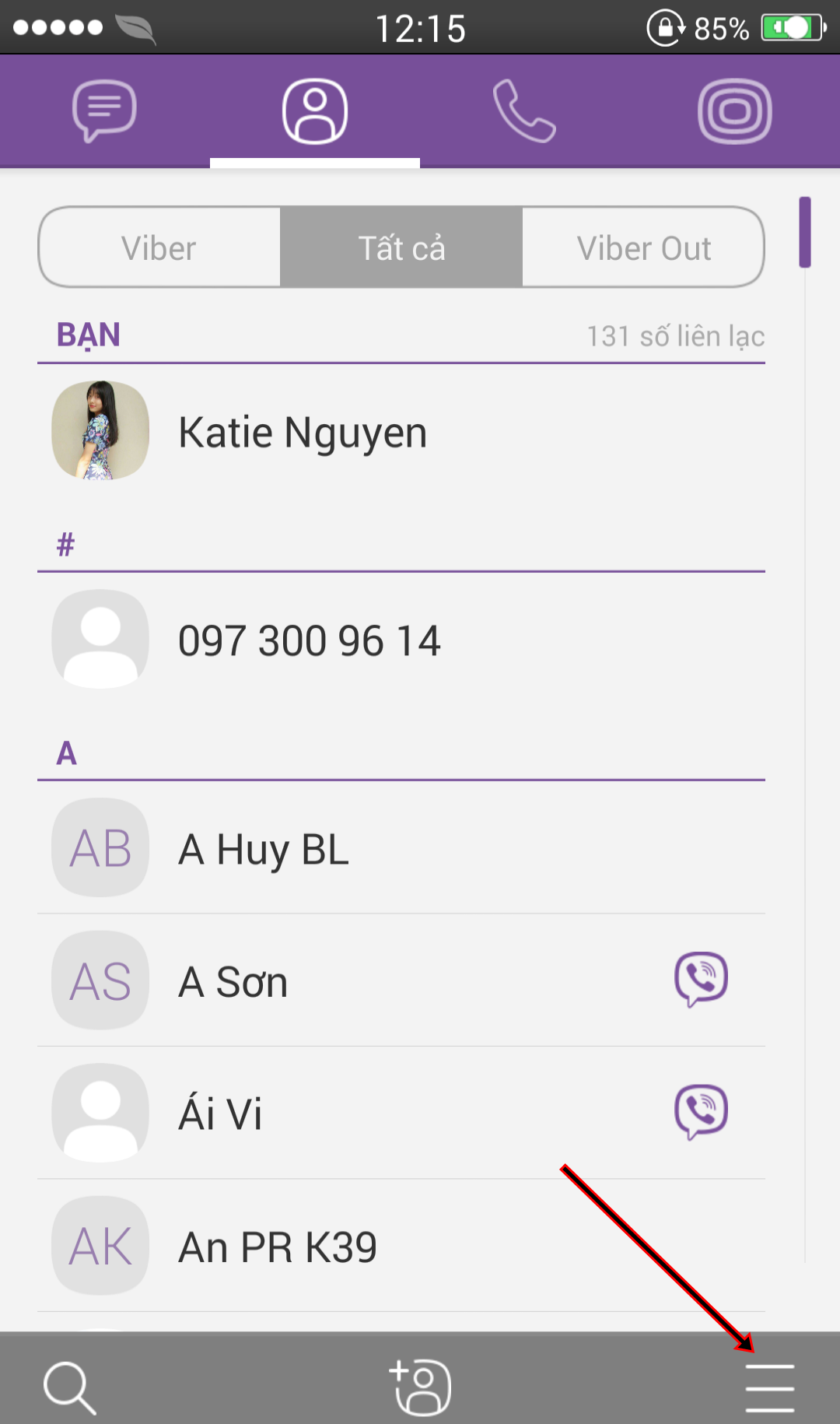 Chặn tin nhắn rác trên Viber