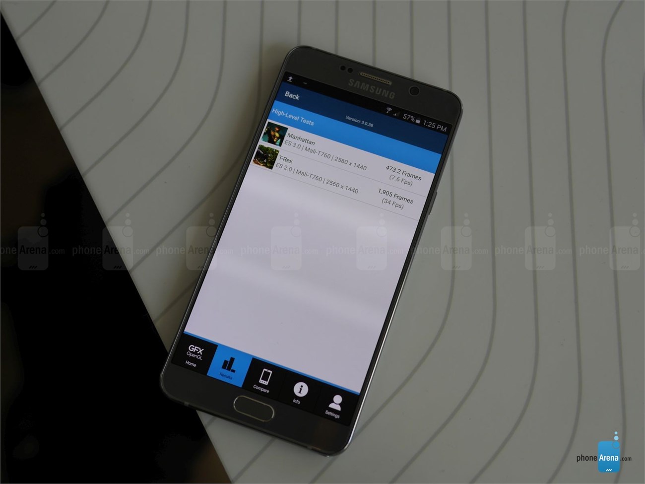 Điểm hiệu suất Galaxy Note 5 