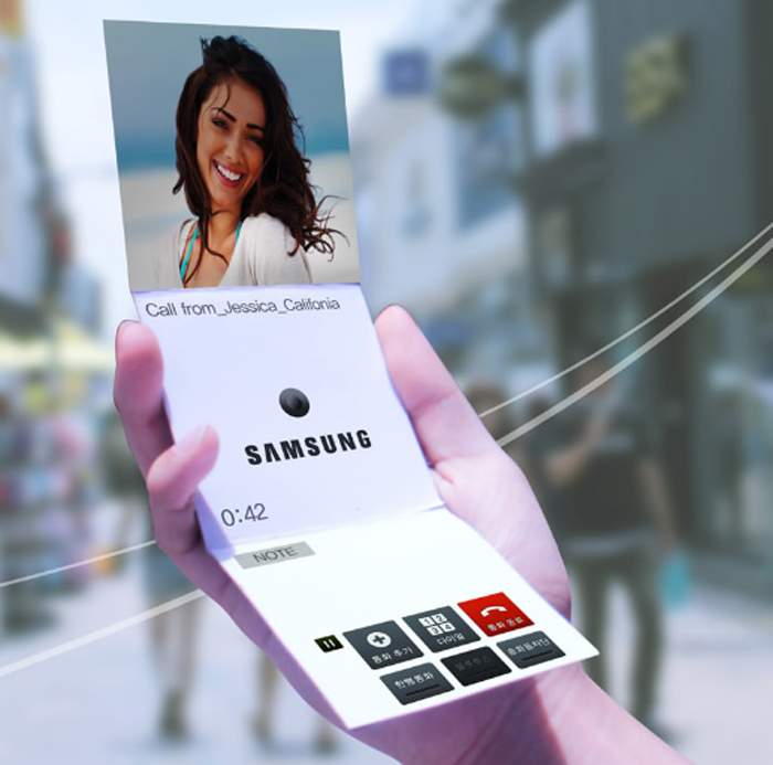 Smartphone uốn dẻo của Samsung Smartphone uốn dẻo của Samsung