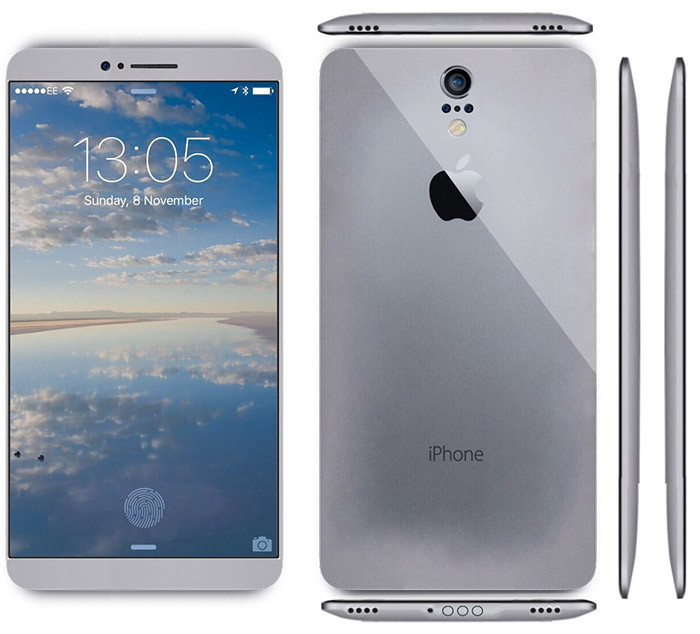 Xuất hiện iPhone 7 thân hình siêu mỏng, viền màn hình mất tích