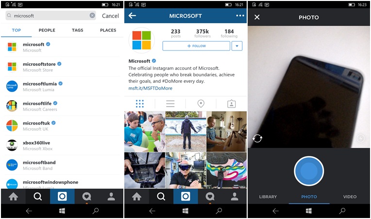 Đã có ứng dụng Instagram đầy đủ tính năng cho Window Phone
