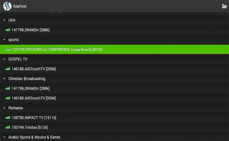 Xem bóng đá bằng SopCast Xem bóng đá bằng SopCast