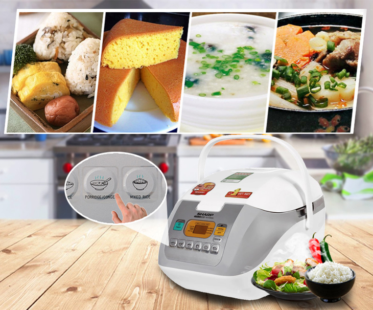 Nồi cơm điện tử đa dạng chức năng nấu