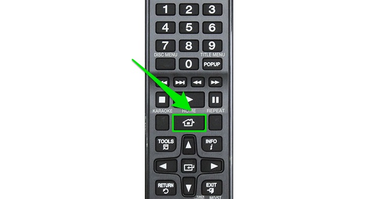 Nút Home trên remote Nút Home trên remote