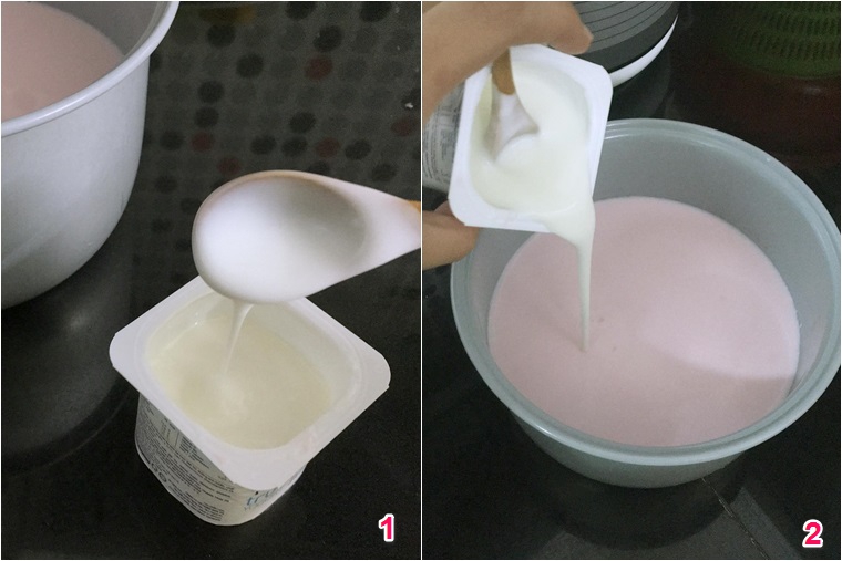 Cách làm sữa chua uống bằng nồi cơm điện