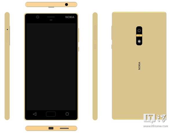 Sau khi lộ ảnh thực tế, smartphone Nokia Android đã rò rỉ ảnh render đẹp mắt