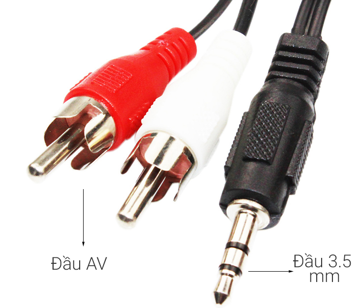 Cáp chuyển AV - jack 3.5 mm Cáp chuyển AV - jack 3.5 mm