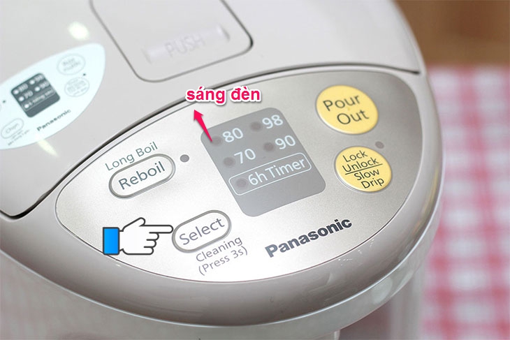 Hướng dẫn sử dụng bình thủy điện Panasonic Hướng dẫn sử dụng bình thủy điện Panasonic