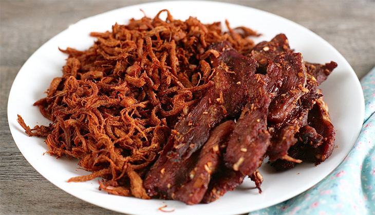 Cách làm khô heo xé sợi cho ngày Tết bằng chảo chống dính Cách làm khô heo xé sợi cho ngày Tết bằng chảo chống dính