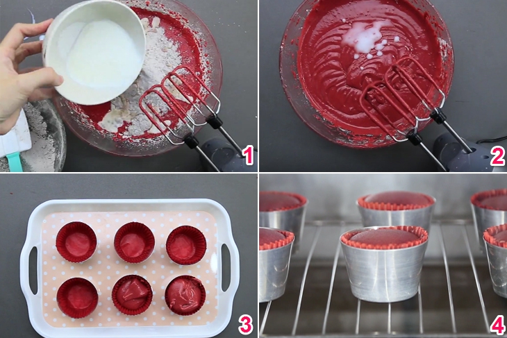 Cách làm bánh Red Velvet kem tươi cho ngày lễ tình nhân
