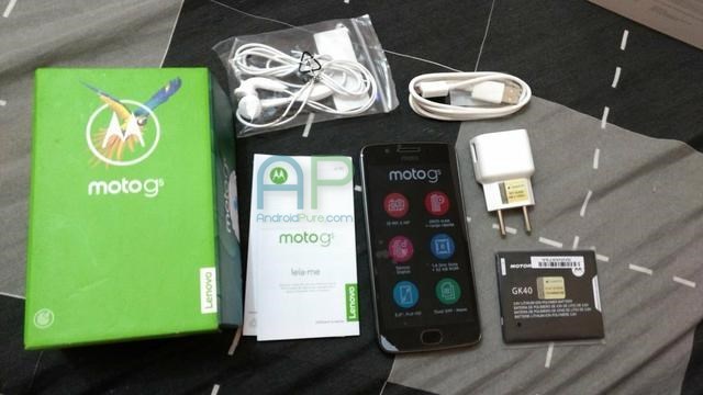 Moto G5 Hình ảnh Moto G5 thực tế cùng vỏ hộp và phụ kiện