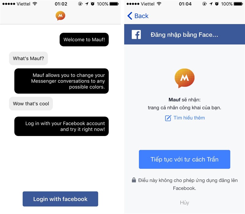 đổi màu messenger đổi màu messenger