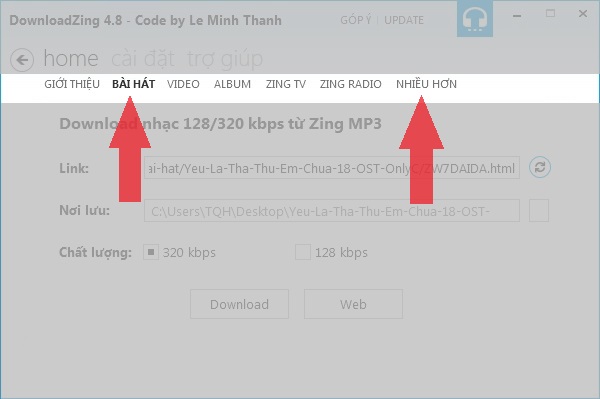 Hướng dẫn tải nhạc chất lượng cao trên Zing Mp3 thả ga