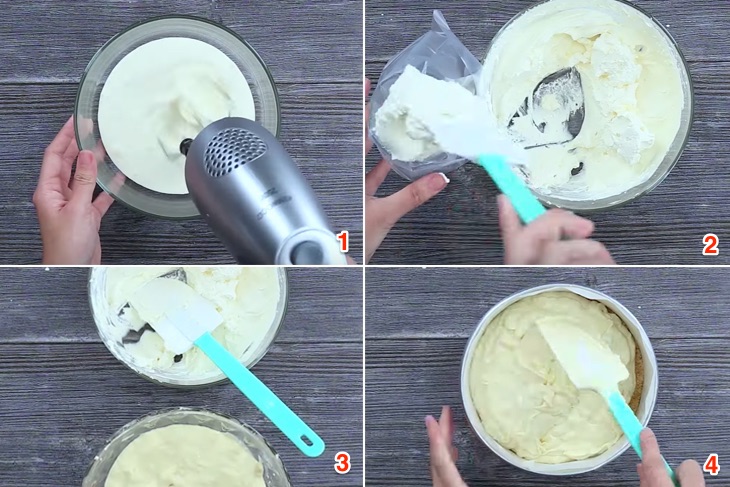 Cách làm bánh cheese cake sầu riêng ăn là ghiền