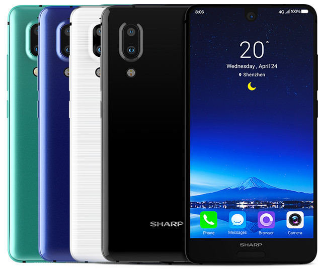 Sharp Aquos S2 trình làng: Màn hình viền siêu mỏng, thiết kế sang trọng, 2 phiên bản chip khác nhau