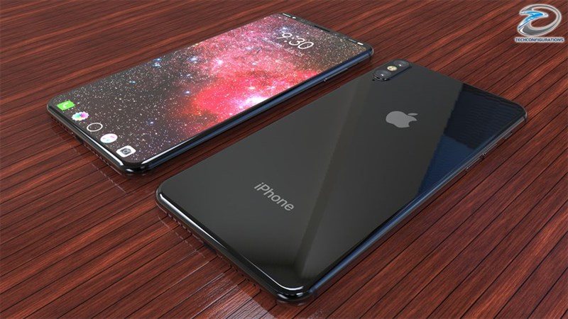 Concept: iPhone 8 với màn hình tràn cạnh, thiết kế đẹp đến ngẩn ngơ