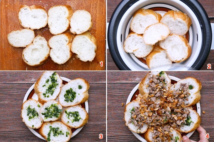 Cách làm bánh mỳ hấp thịt băm cho những ngày ngán cơm