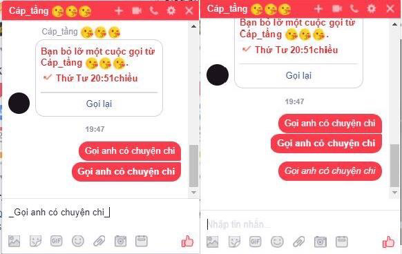 Cách viết chữ in đậm, in nghiêng, gạch ngang trên Messenger