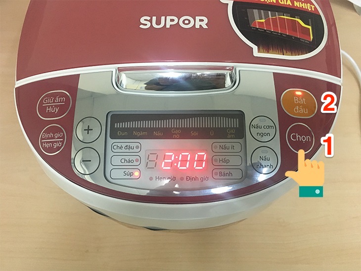 Hướng dẫn sử dụng nồi cơm điện tử Supor CFXB50FC29VN-75