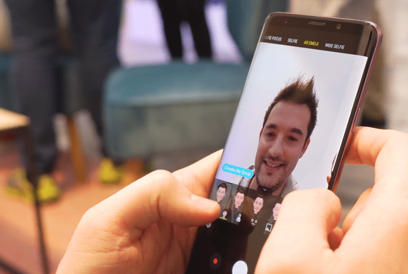 Tính năng AR Emoji trên điện thoại Samsung Galaxy S9