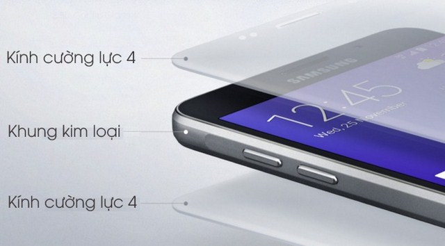 Với 2 lớp kính cường lực Gorilla Glass 4 giúp bảo vệ máy tối đa bị trầy xước hay vô tình va chạm mạnh
