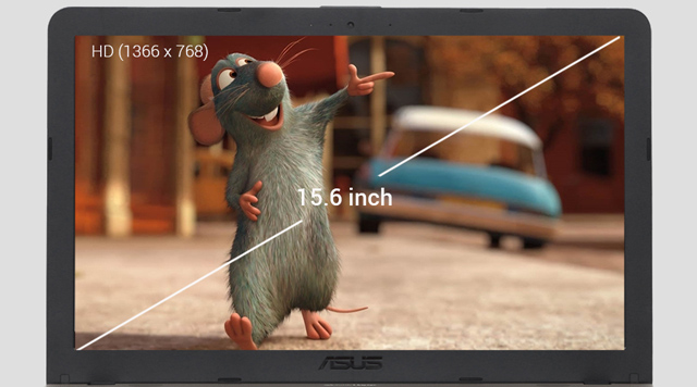 Màn hình lớn 15.6 inch Màn hình lớn 15.6 inch