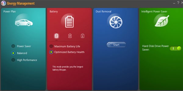 Lenovo G5070 quản lý pin Energy Management