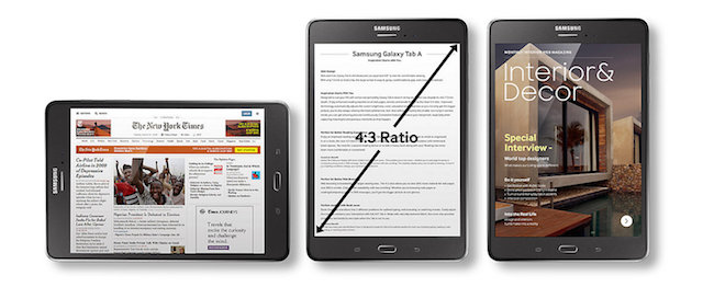 Samsung Galaxy Tab A 8.0 (2017) - Màn hình rộng hiển thị thông tin trọn vẹn Samsung Galaxy Tab A 8.0 (2017) - Màn hình rộng hiển thị thông tin trọn vẹn