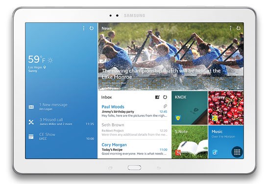 Màn hình công nghệ AMOLED Samsung Galaxy Tab S 10.5 công nghệ màn hình Amoled