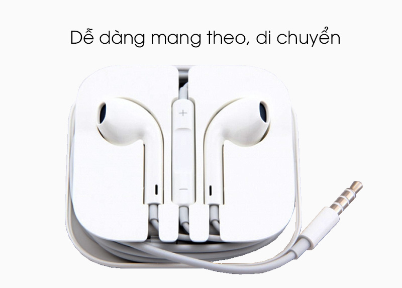 Tai nghe nhét trong Apple MD827FE-A - Thuận tiện mang theo