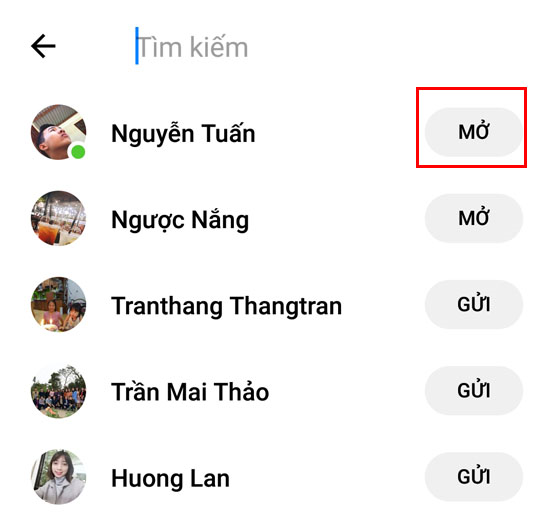 Cách gửi tin nhắn Messenger cho nhiều người