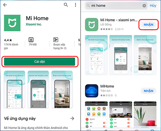 Tải ứng dụng Mi Home trên android và iOS