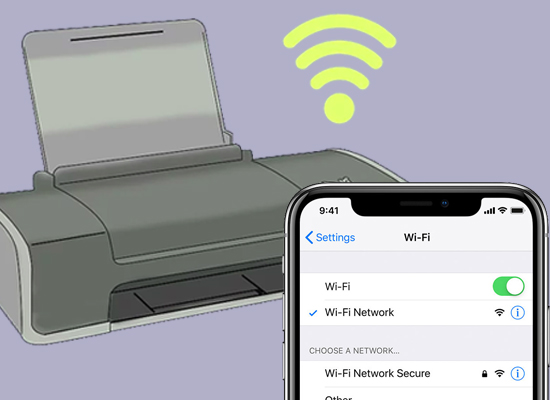 Bạn hãy kết nối iPhone và máy in cùng một mạng wifi