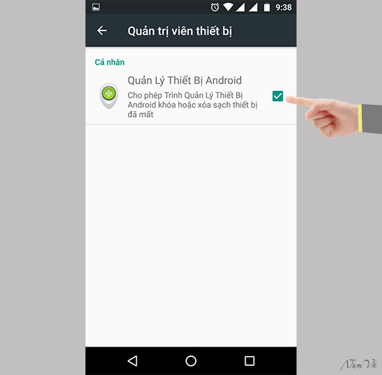 Quản lí thiết bị Android