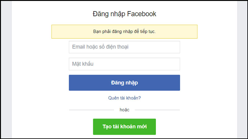 Log into your facebook account into the website browser